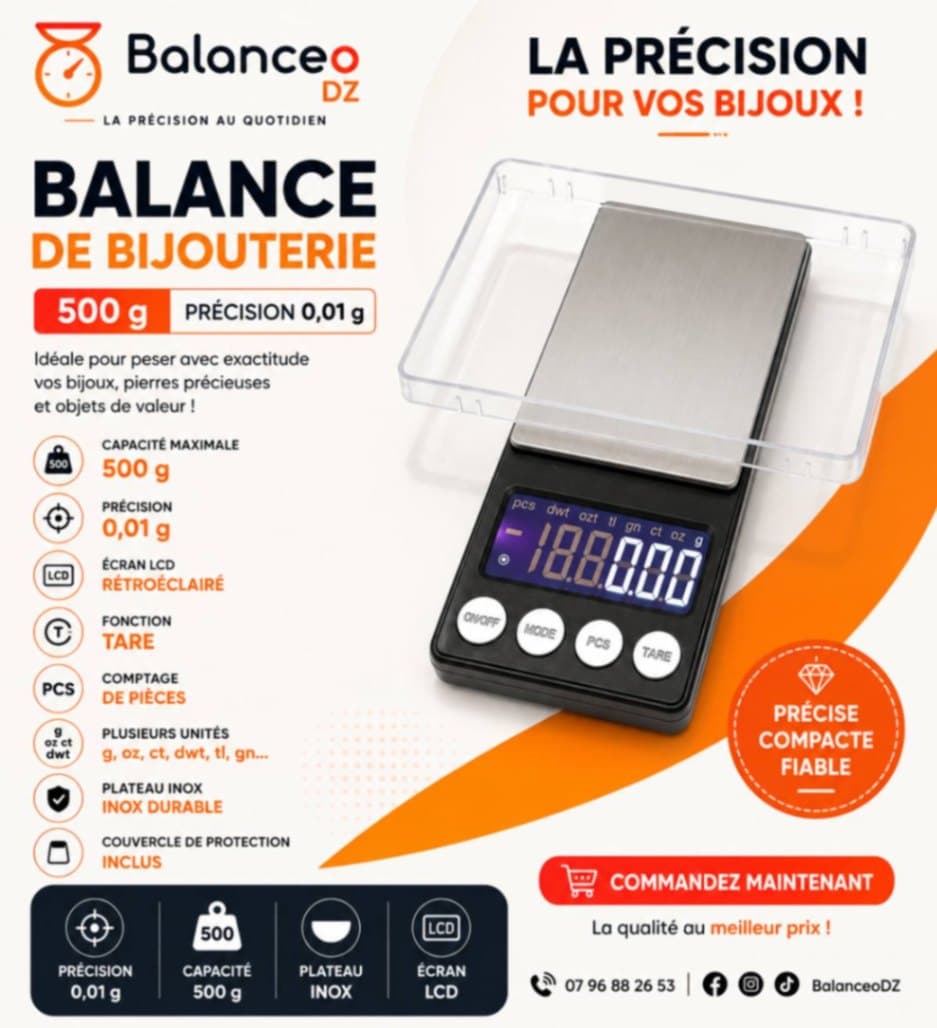 Balance de Précision 500G/0,01G